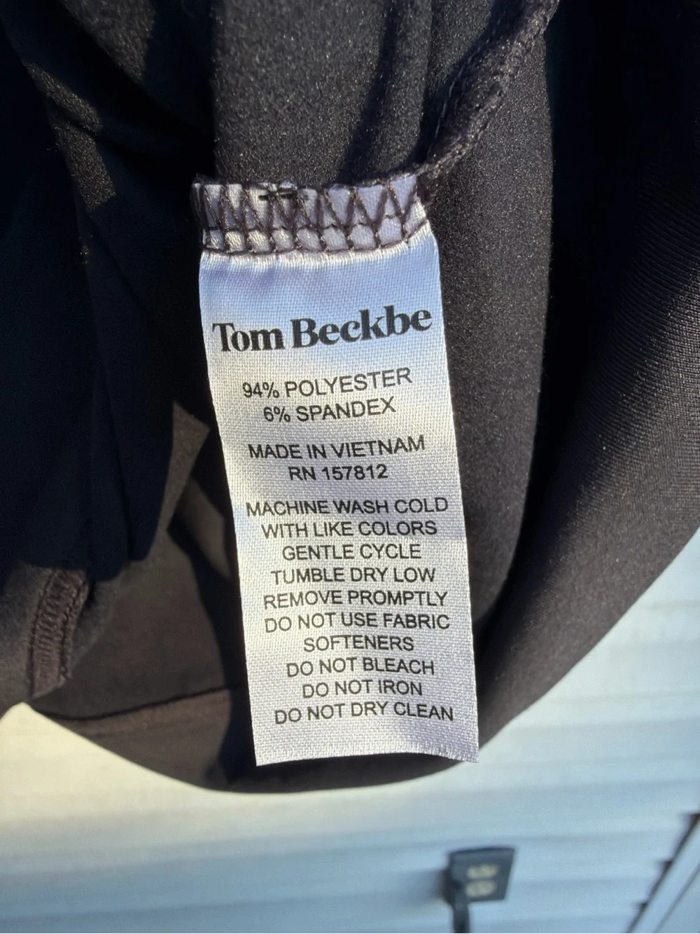 Tom Beckbe Men’s Medium Charcoal Performance Stretch Quarter Zip Golf Vest